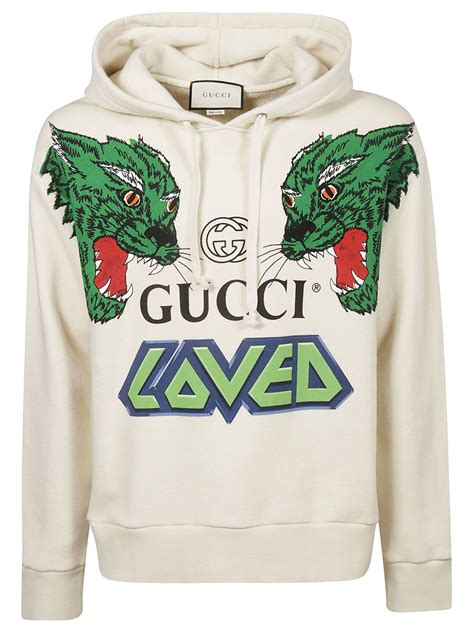 gucci tiger collar shirt|Gucci tiger hoodie.